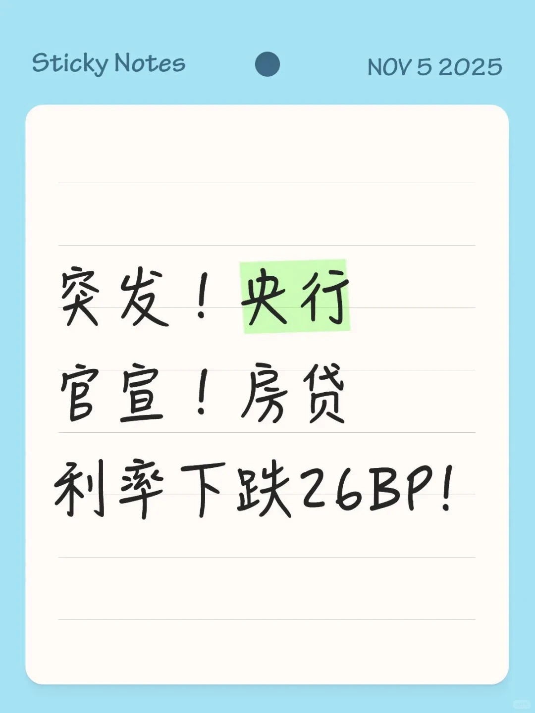 邯郸人速查！你的房贷月供要少了！