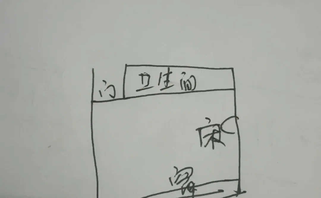 二手房主卧房，带卫生间