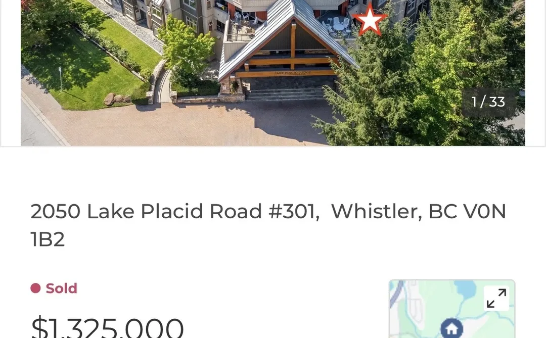 Whistler 惠斯勒最新主要成交