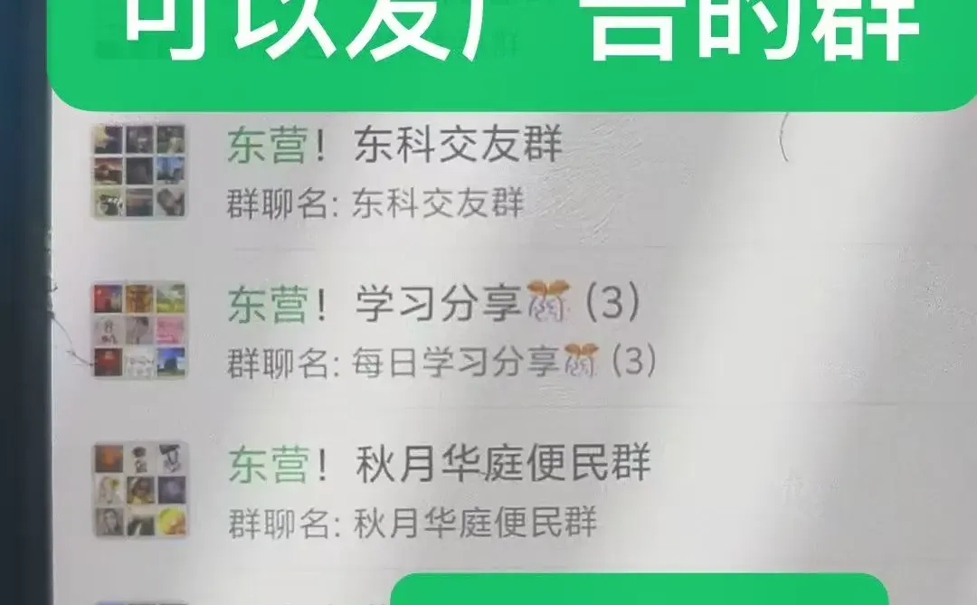 山东省东营市本地群 山东可以发广告的群