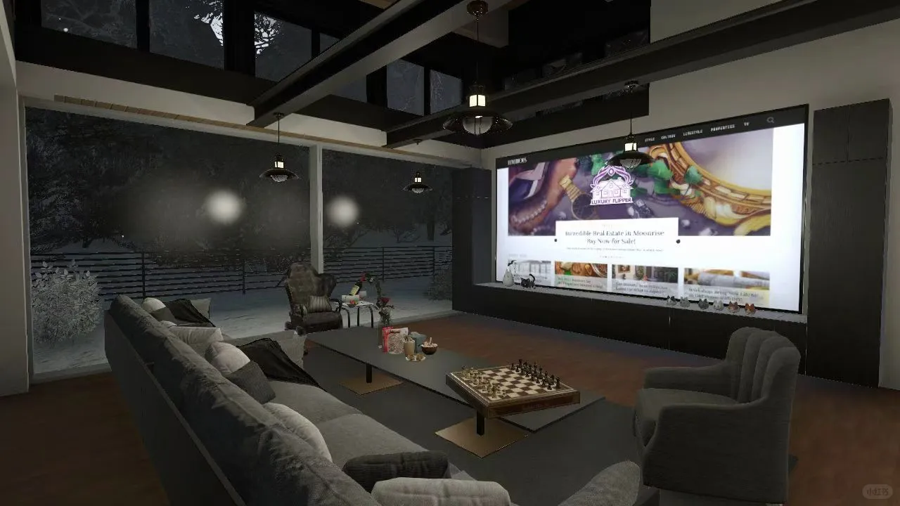 房产达人下雪了改装