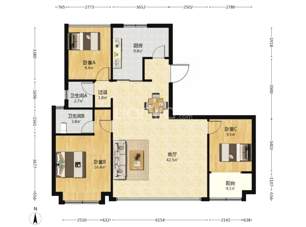 邯郸美的•公园天下，环境优美