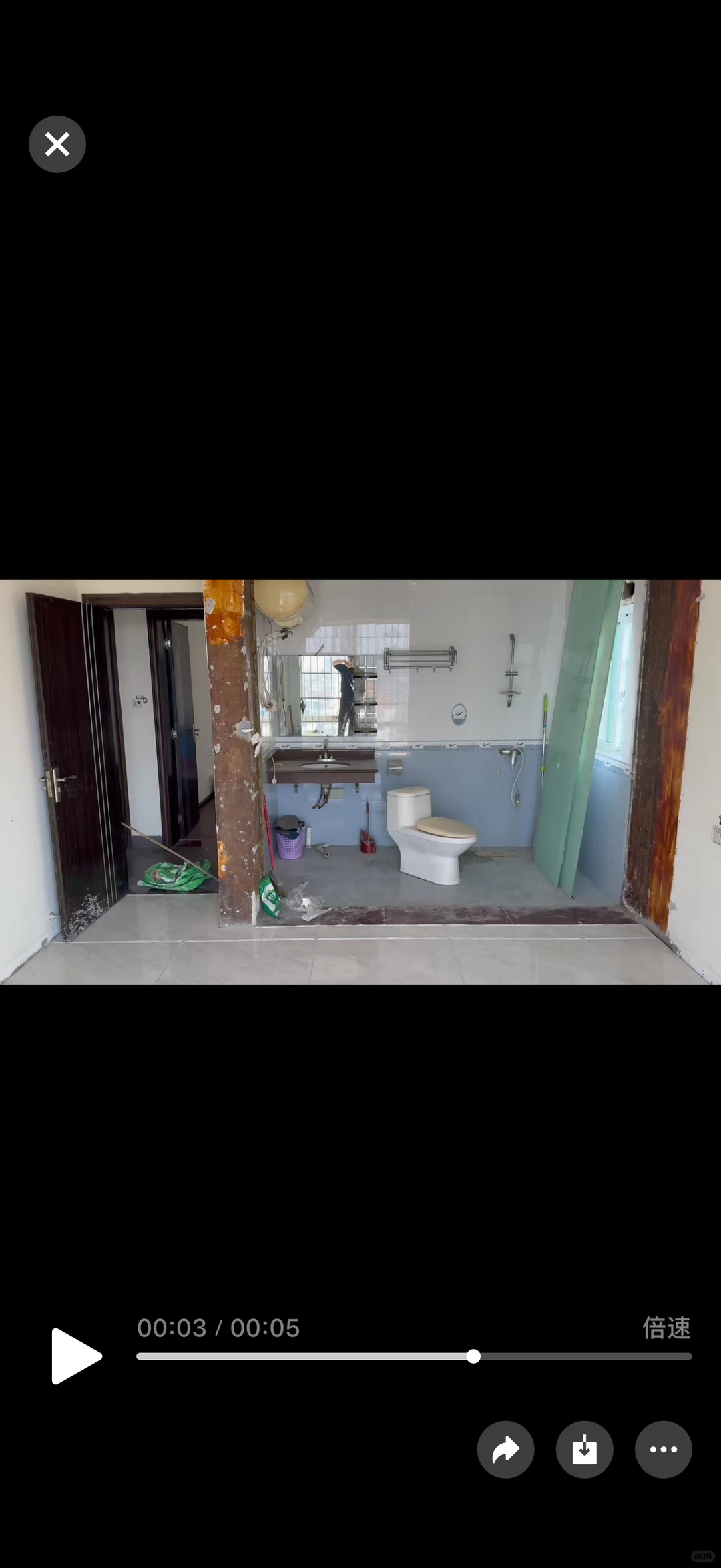 二手房主卧房，带卫生间