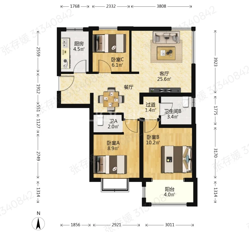北京买房｜长阳二手房也有转角大窗