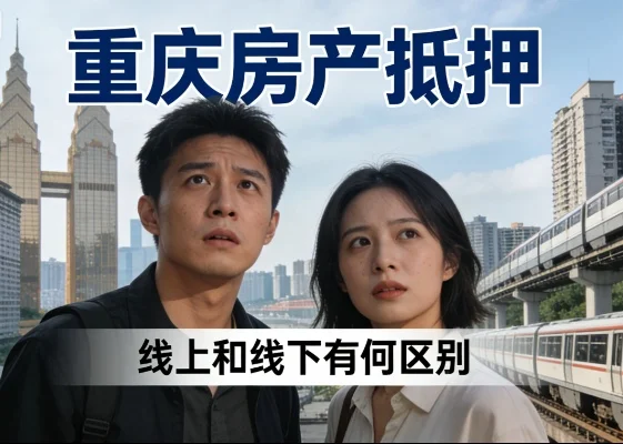 重庆房产抵押办理中线上和线下有何区别？？