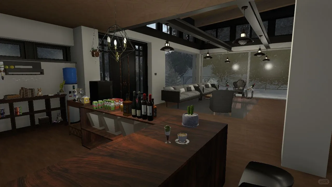 房产达人下雪了改装