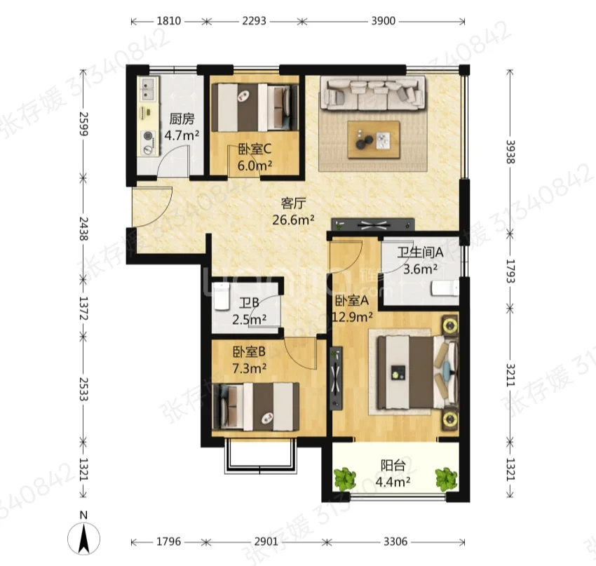北京买房｜长阳二手房也有转角大窗