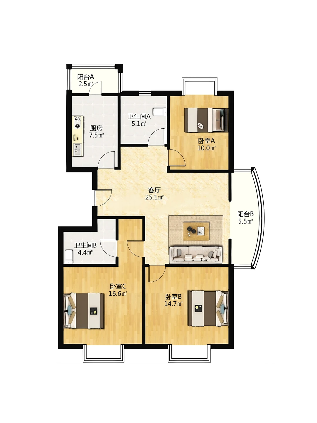 天津｜河北119㎡公司裁员😭100多万急售！
