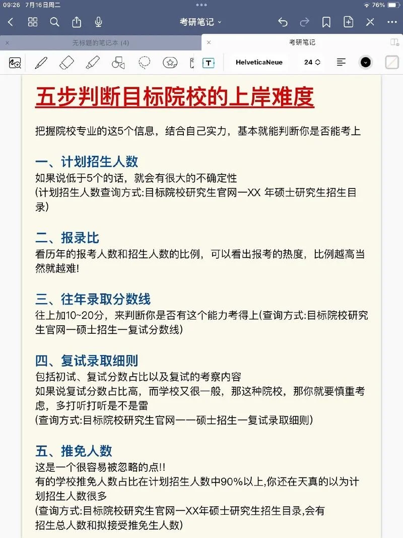 考研择校四步法