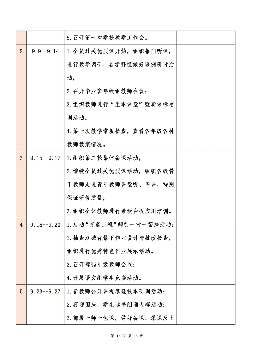 终于写好了❗️2025年秋季教务处工作计划
