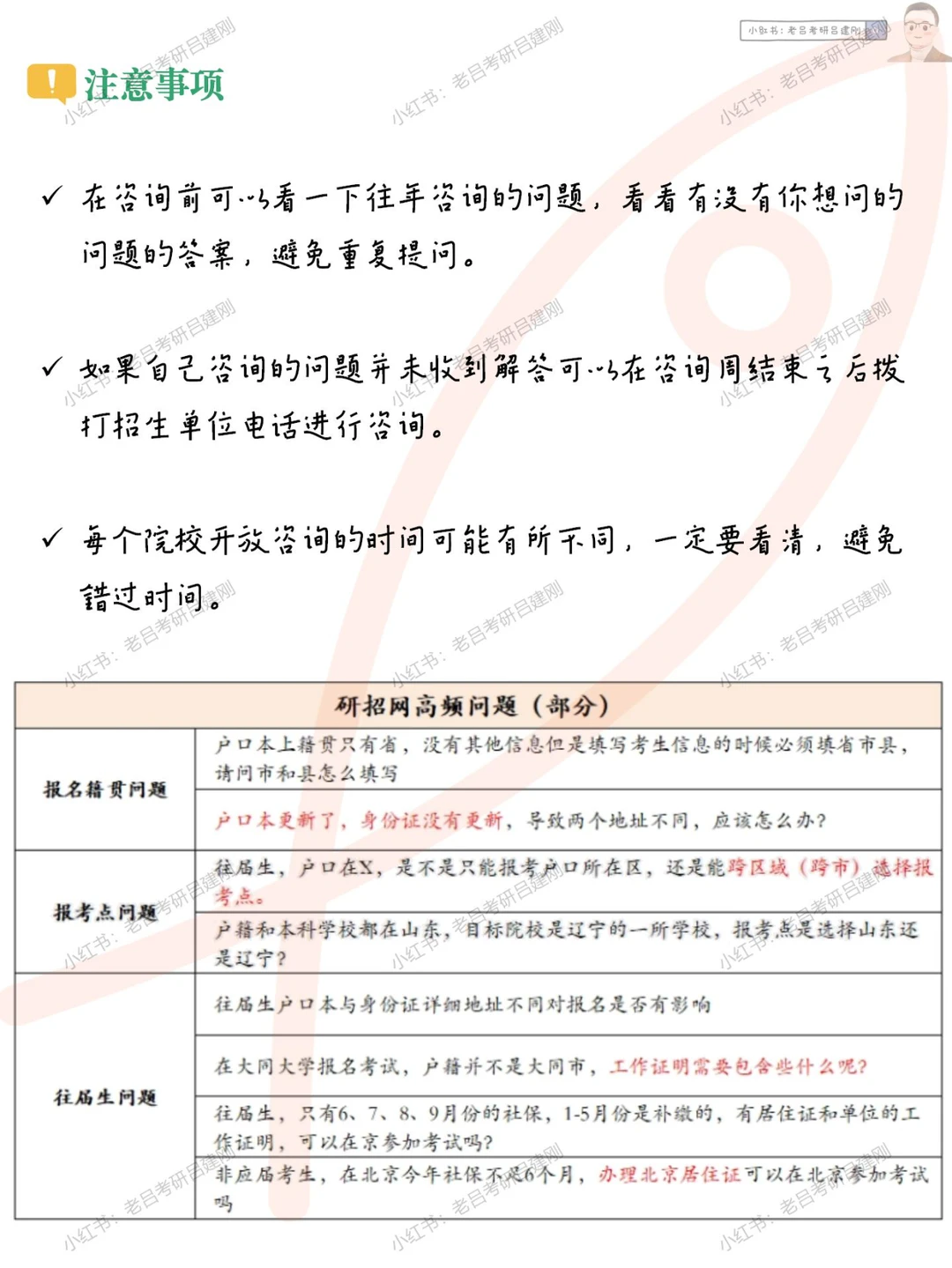 研招网咨询周，24考研学生一定要问得问题❗