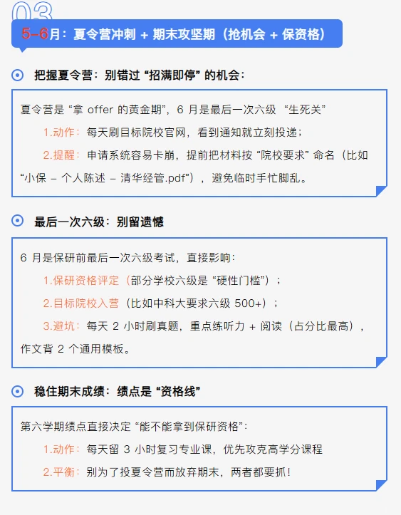 最全保研时间线（2026版）