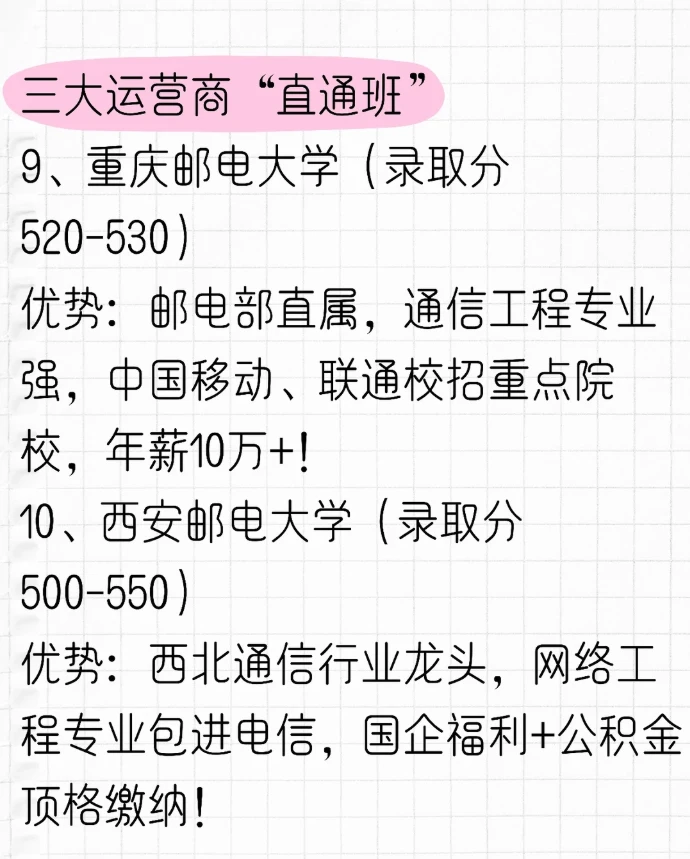 低分就能上岸的宝藏大学～
