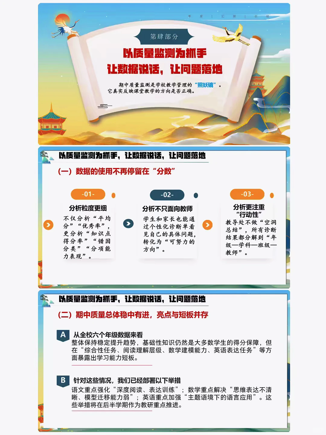 教导处工作总结ppt，被领导夸爆了🔥