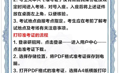 2026考研初试准考证打印流程……