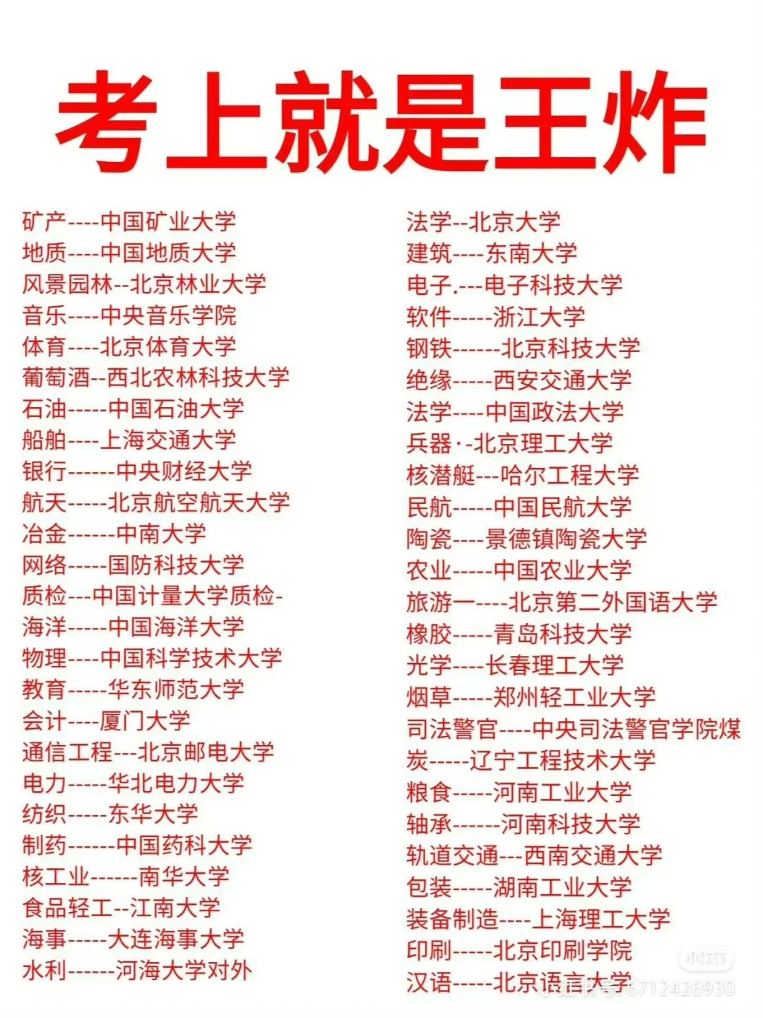 考上即就业🔥🔥🔥有没有你的大学