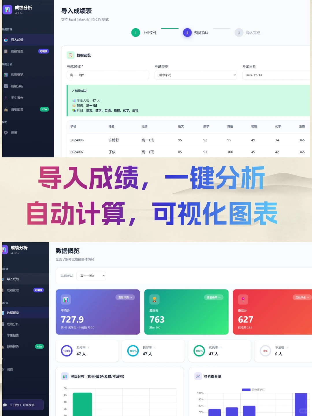 拯救老师们！成绩分析从半天缩至15分钟秘决