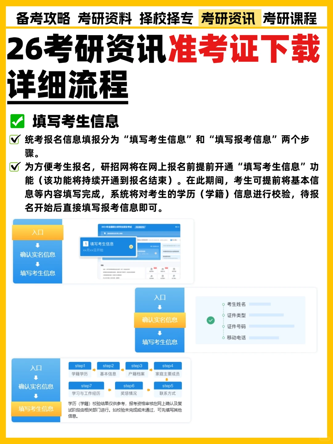 26 考研人必看！准考证下载全流程攻略📝