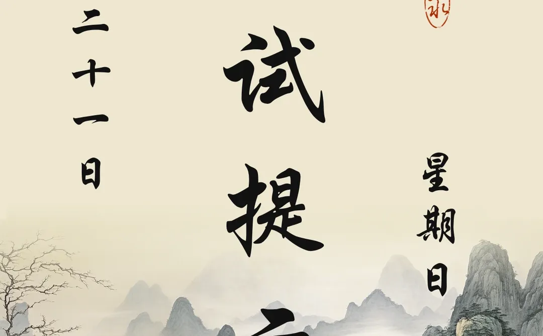 12月21日 | 星期日 | 考试玄学tips