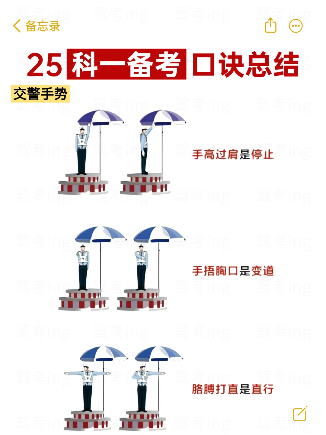 11月考科目一的，这样看，考试就像抄答案！
