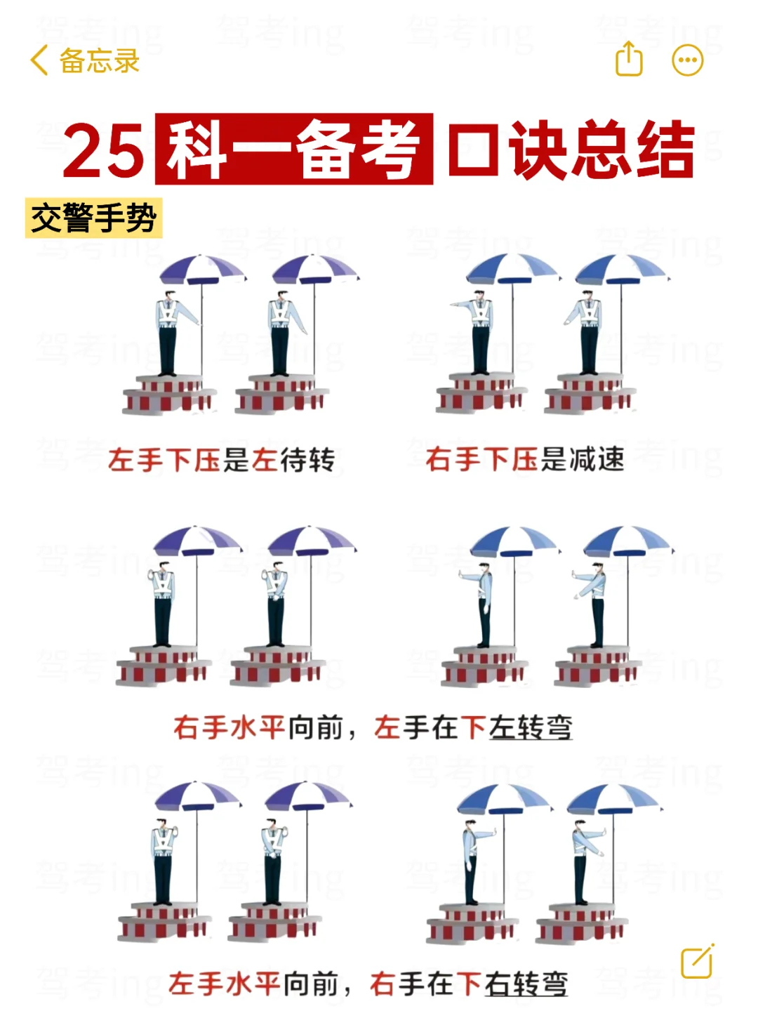 11月考科目一的，这样看，考试就像抄答案！