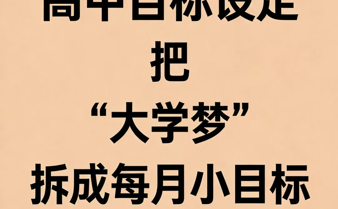 乐马优途：把大学梦拆成每月小目标