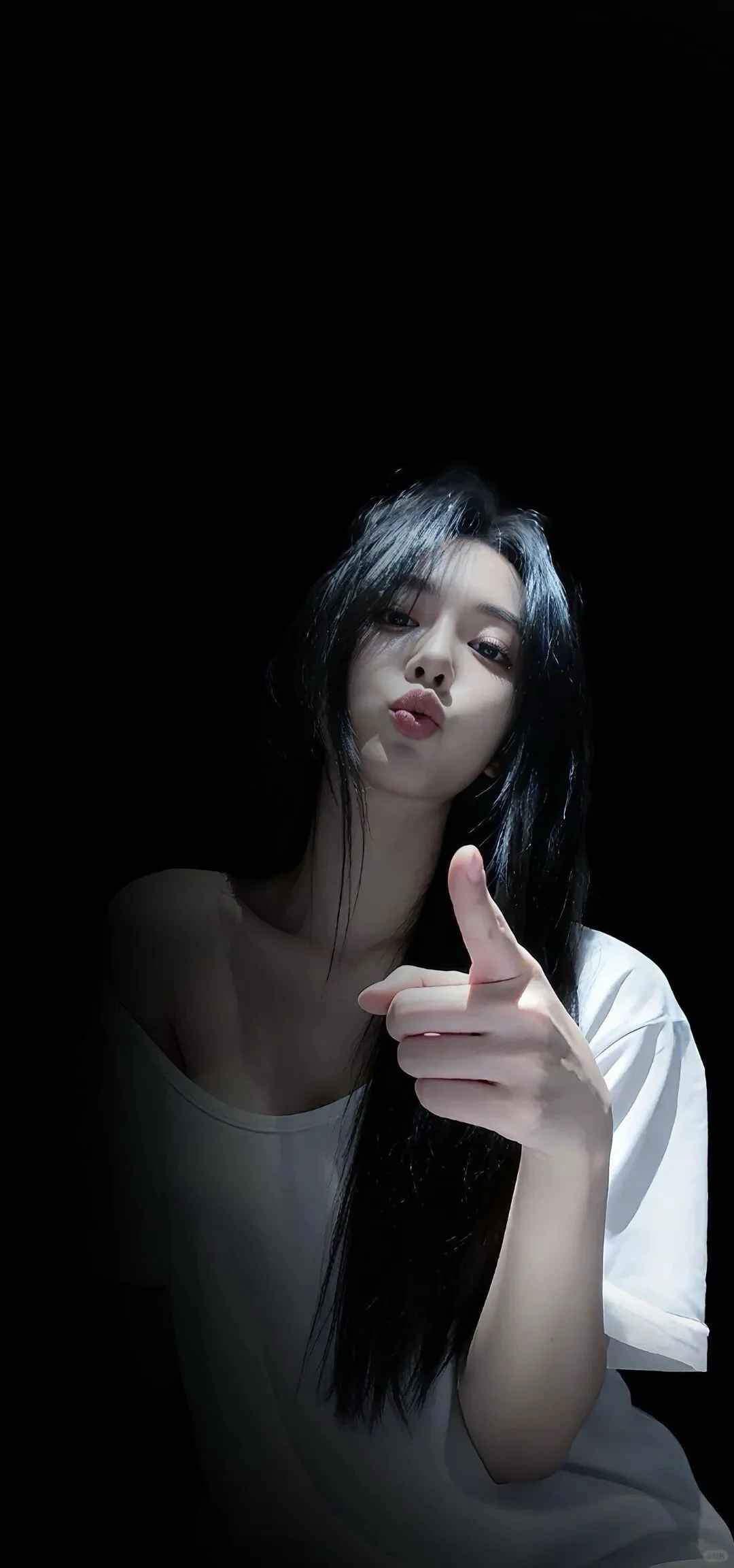 不露脸氛围感黑色系列壁纸