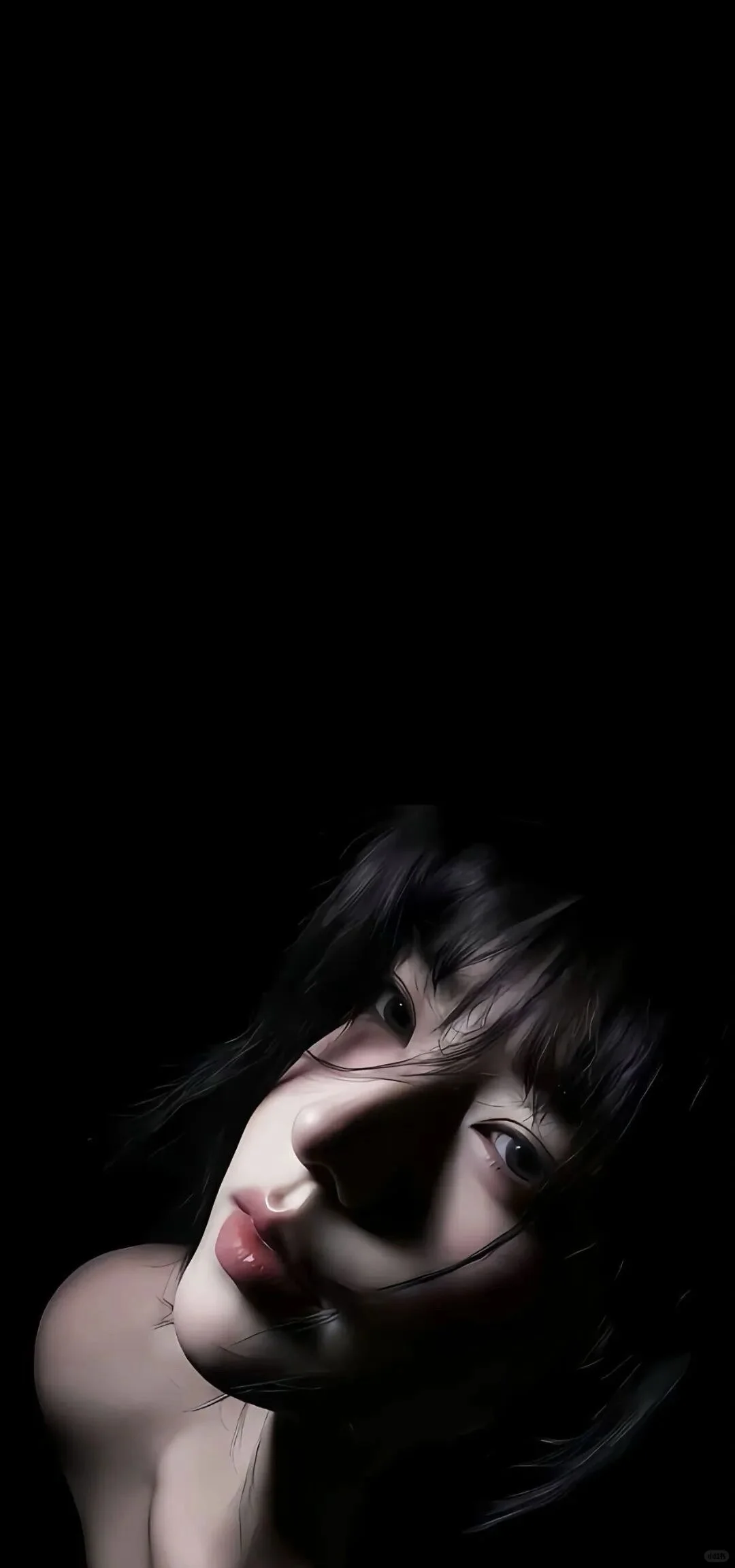 不露脸氛围感黑色系列壁纸