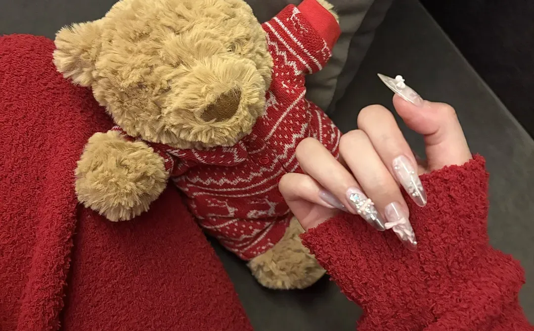 圣诞月新美甲❤️🧑‍🎄