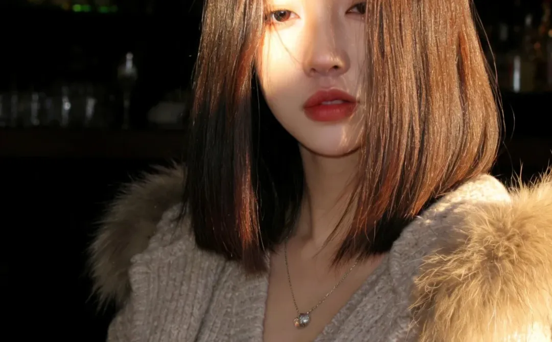 一刀切短发真的好美啊