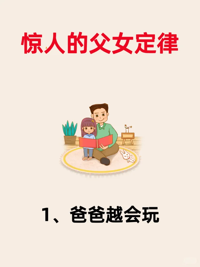 惊人的父女定律，看看队友中了几条？