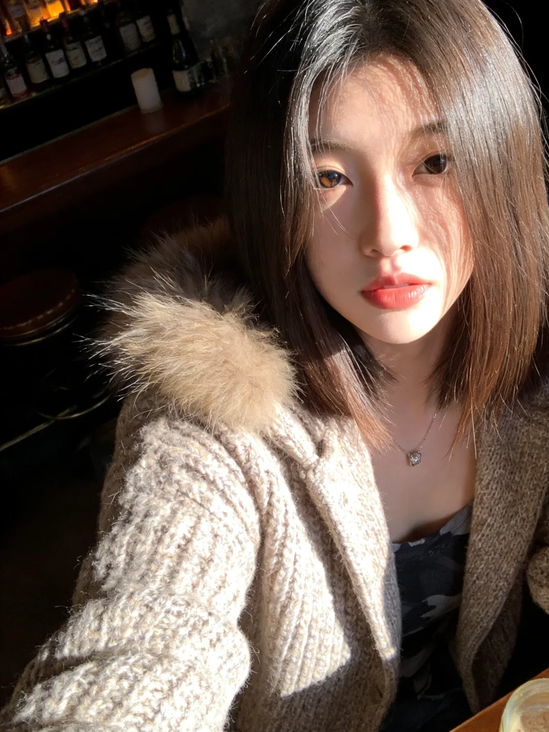 一刀切短发真的好美啊