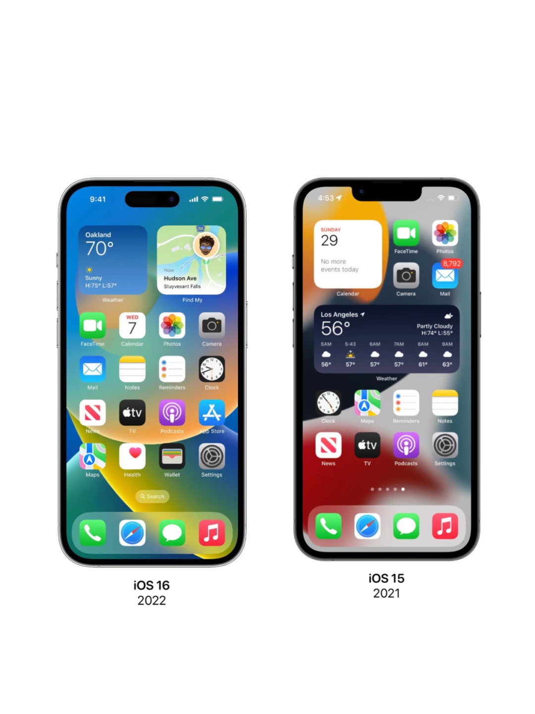 iOS17年来系统风格对比~
