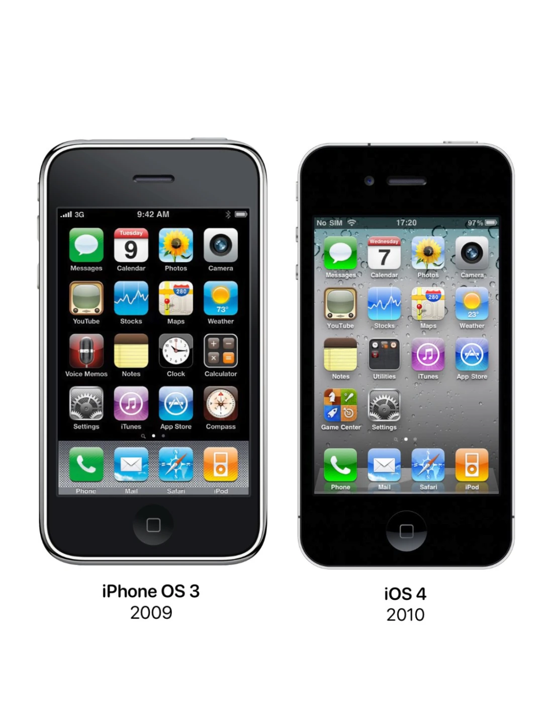 iOS17年来系统风格对比~