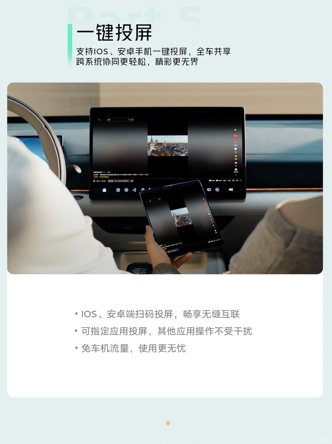 天籁·鸿蒙座舱丨手车互联，流转随心