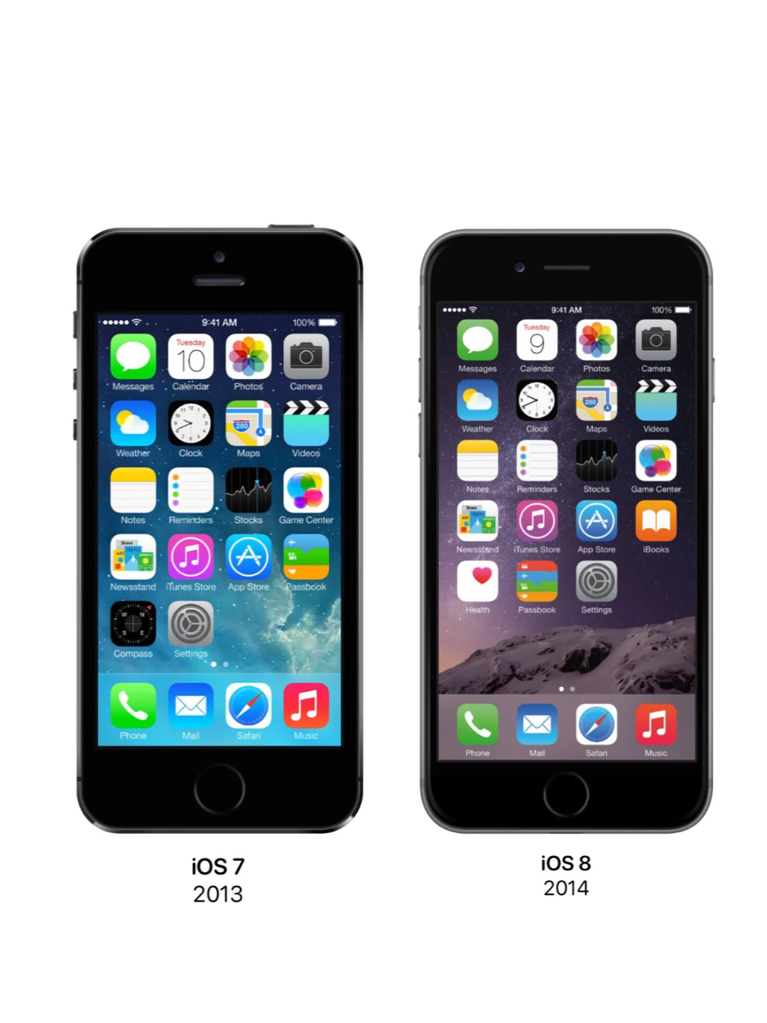 iOS17年来系统风格对比~