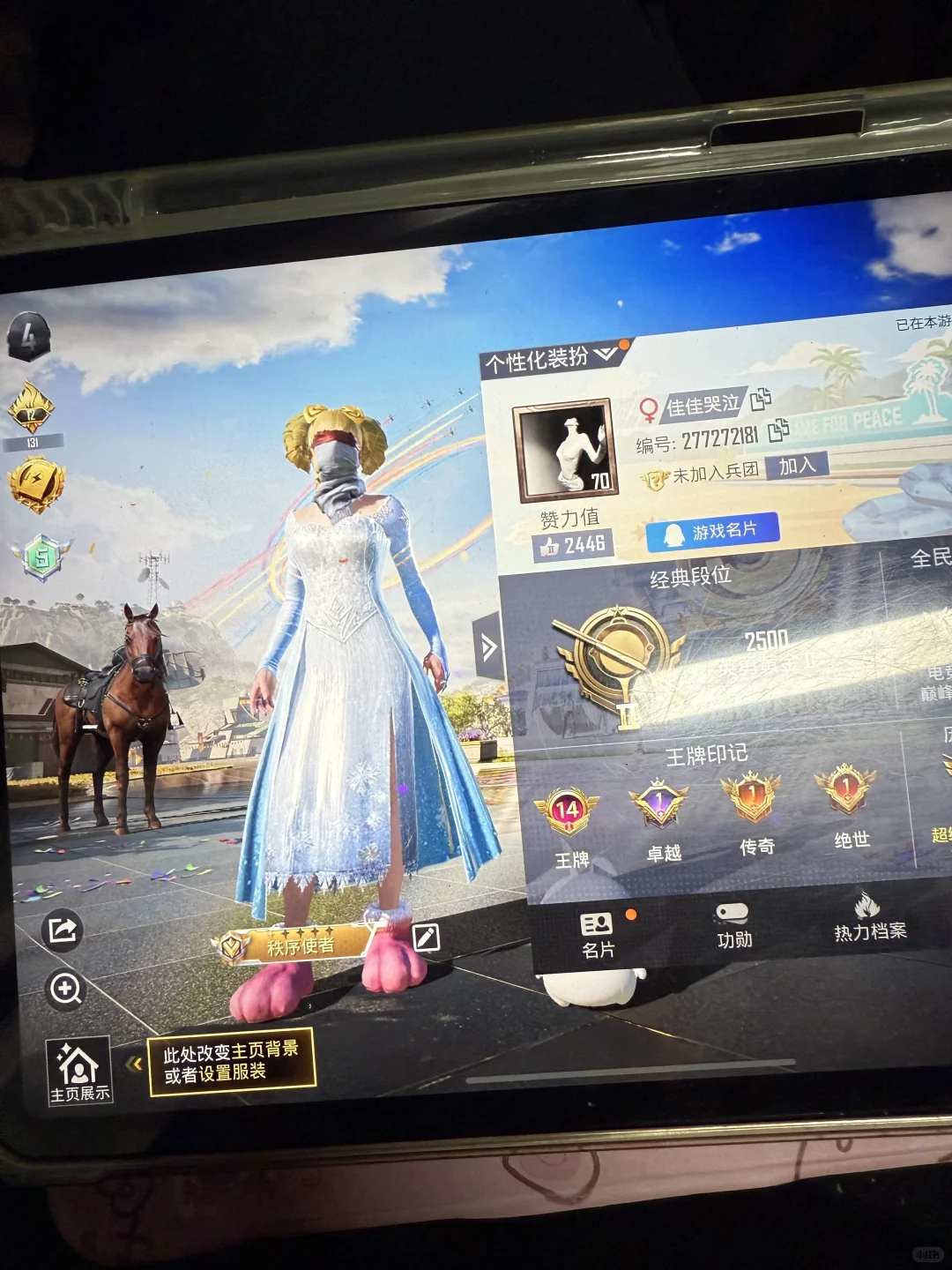 有人要玩和平精英吗