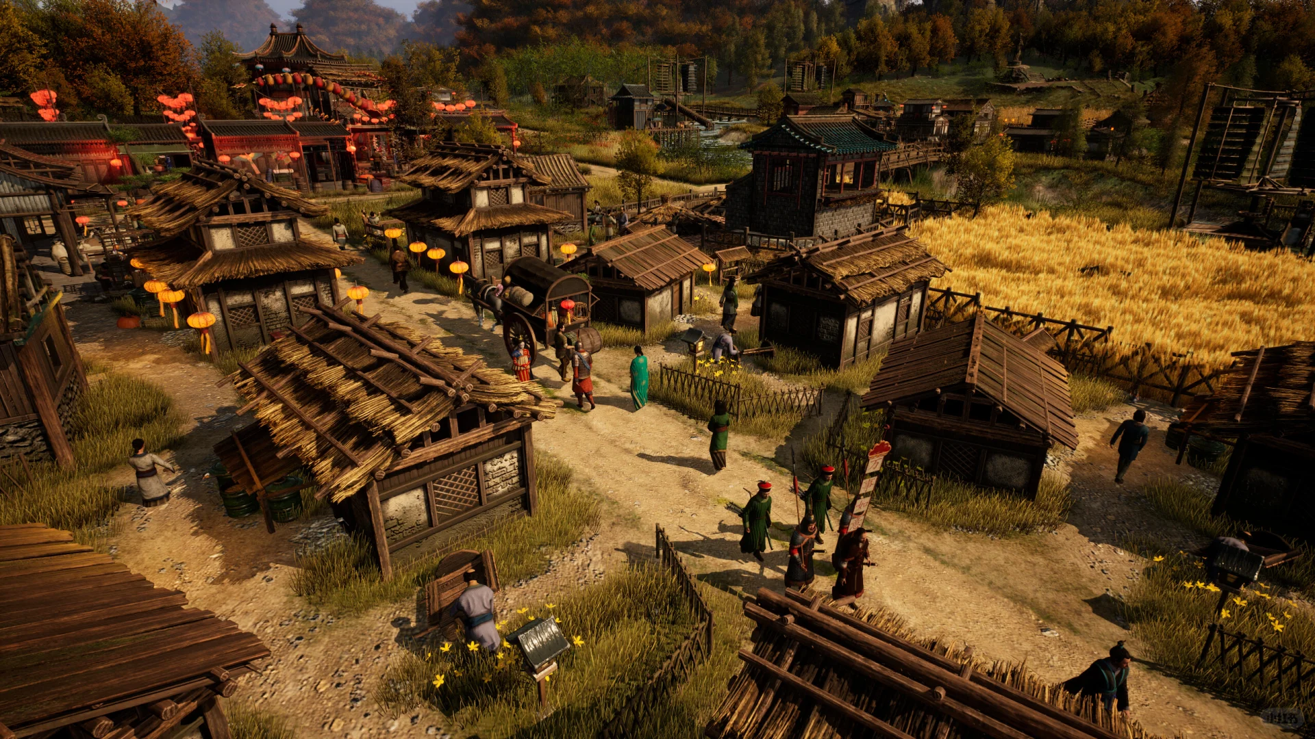 ✨水墨山河建造师！从荒土到盛世京城✨