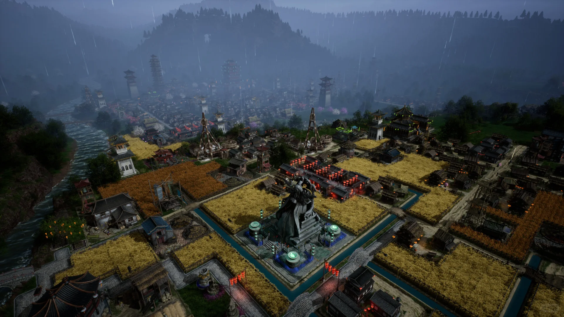 ✨水墨山河建造师！从荒土到盛世京城✨