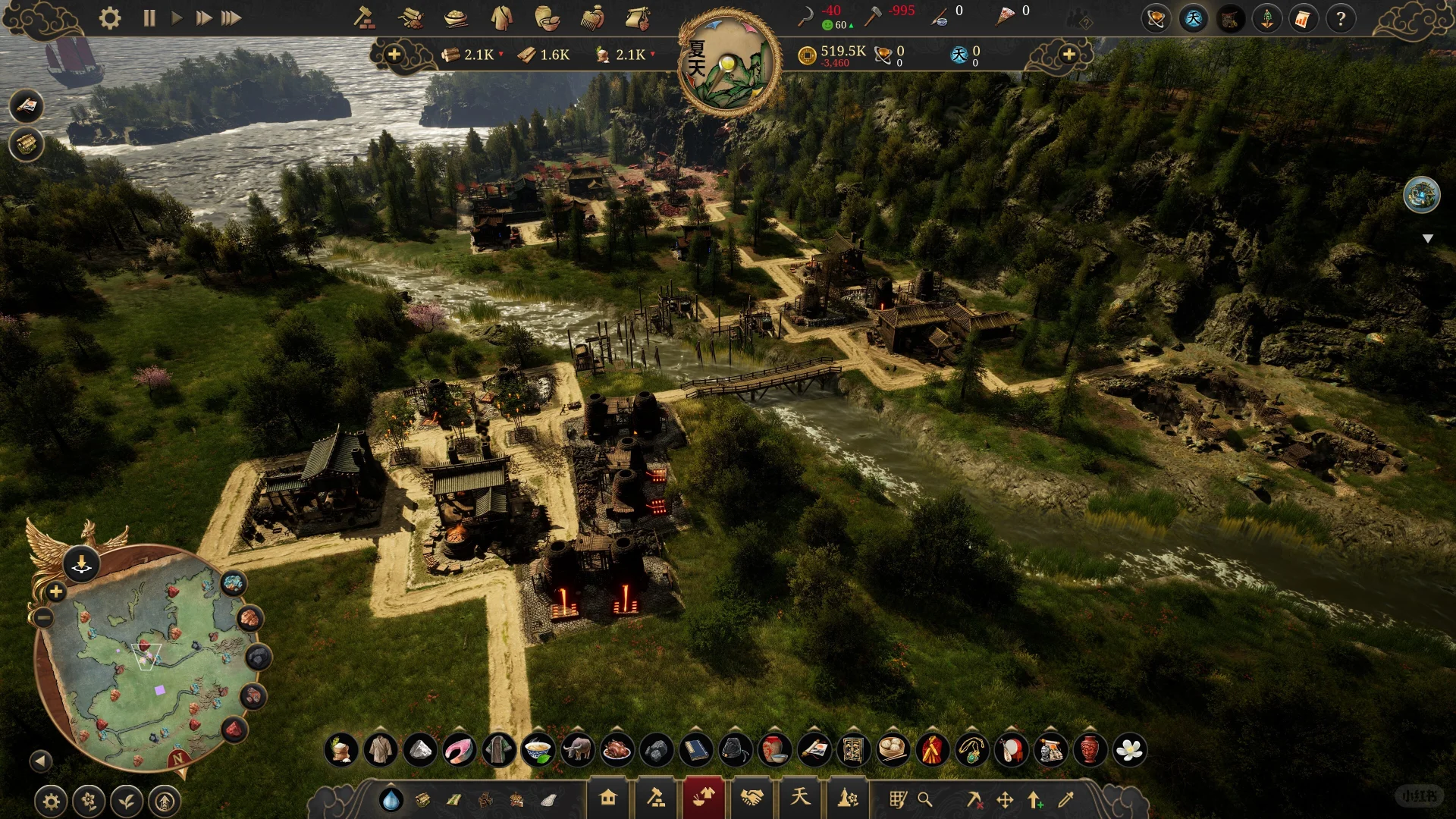 ✨水墨山河建造师！从荒土到盛世京城✨