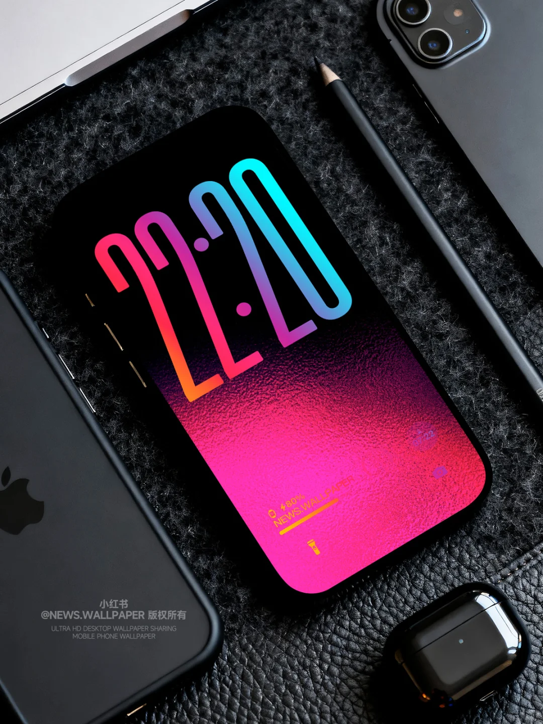 507| 高级配色遇上ios26|粉黛渐离手机壁纸