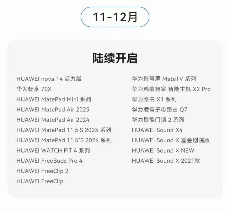 鸿蒙6突然发布!这47大系列设备可年内升级