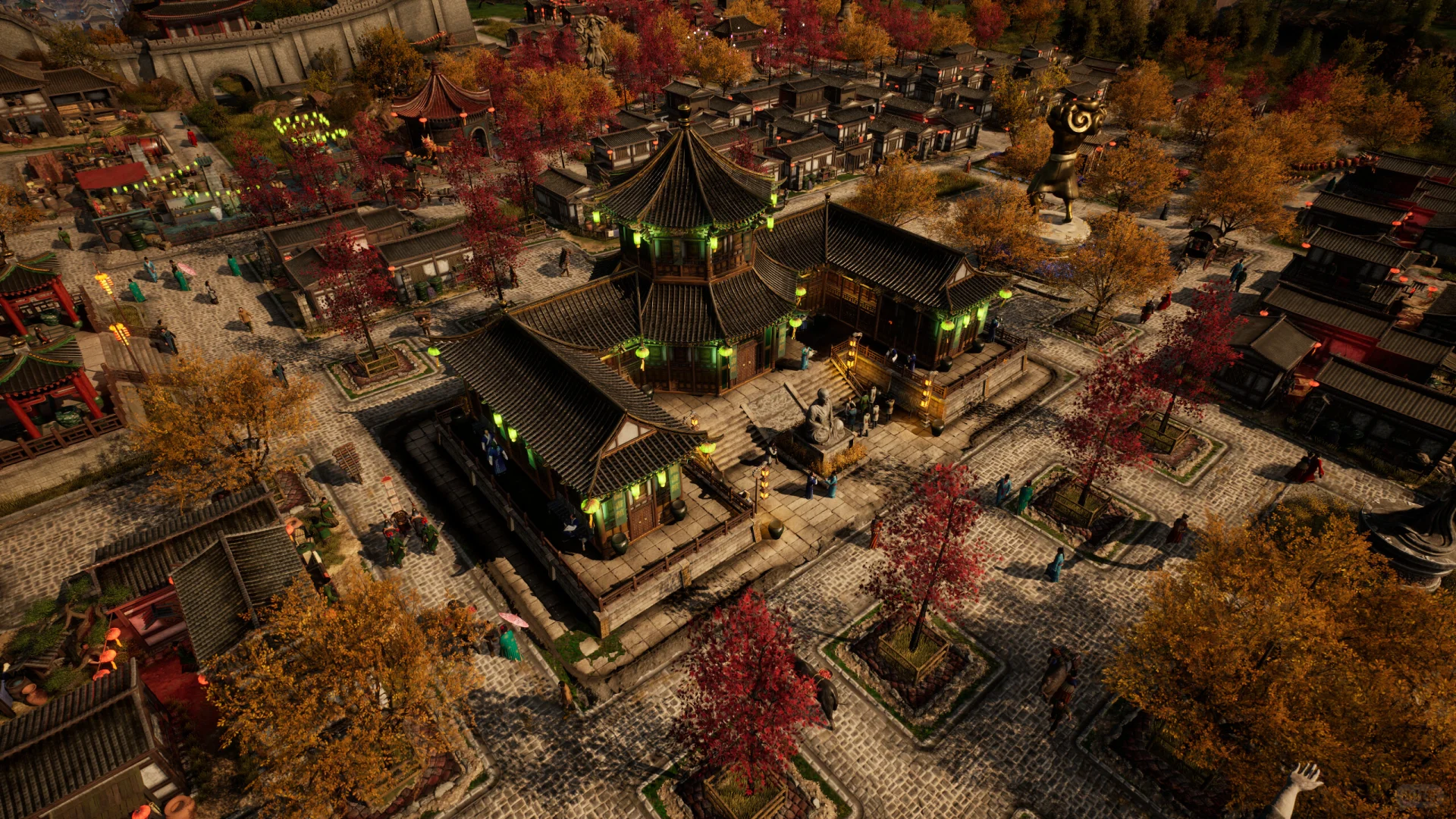 ✨水墨山河建造师！从荒土到盛世京城✨