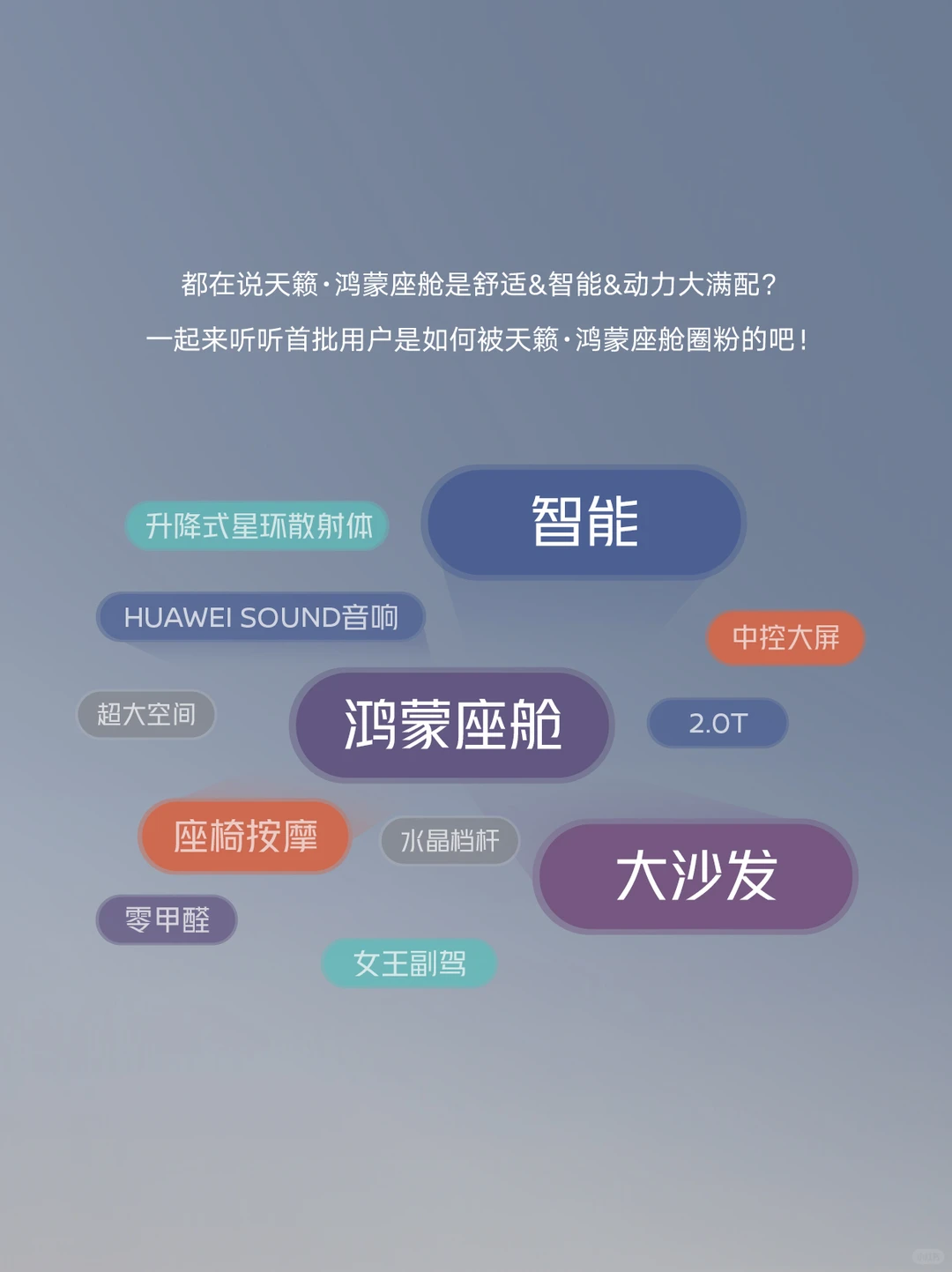 天籁·鸿蒙座舱丨首批大定用户心声