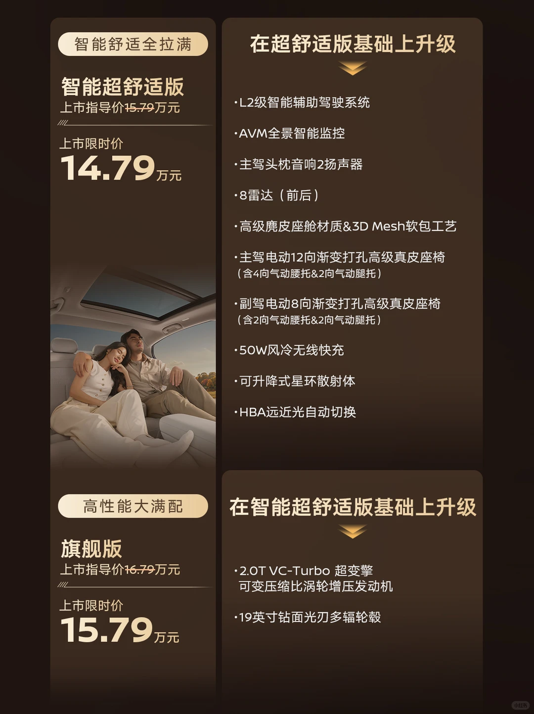 一图读懂天籁·鸿蒙座舱选配指南