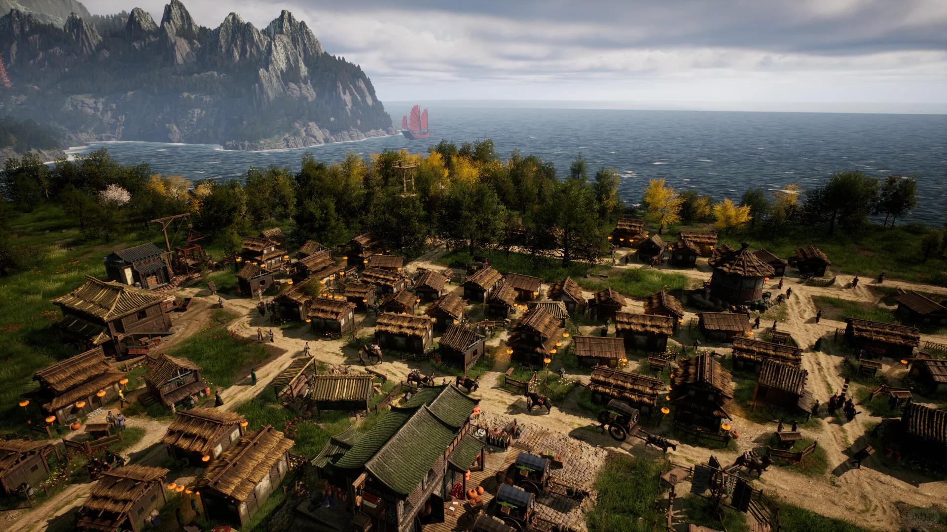 ✨水墨山河建造师！从荒土到盛世京城✨