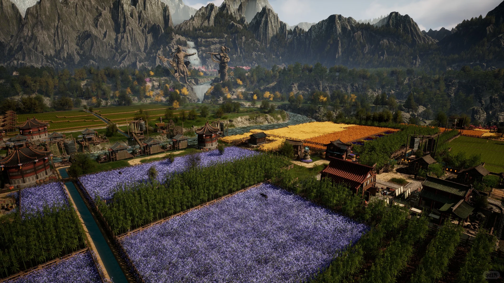 ✨水墨山河建造师！从荒土到盛世京城✨