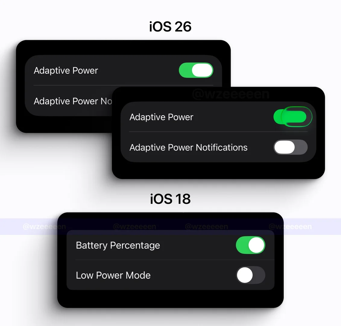 苹果iOS18到26的界面变化