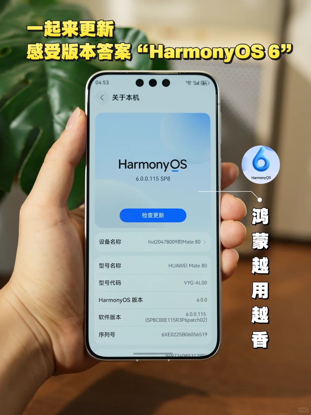 鸿蒙6，这次掏出了真的“版本答案”