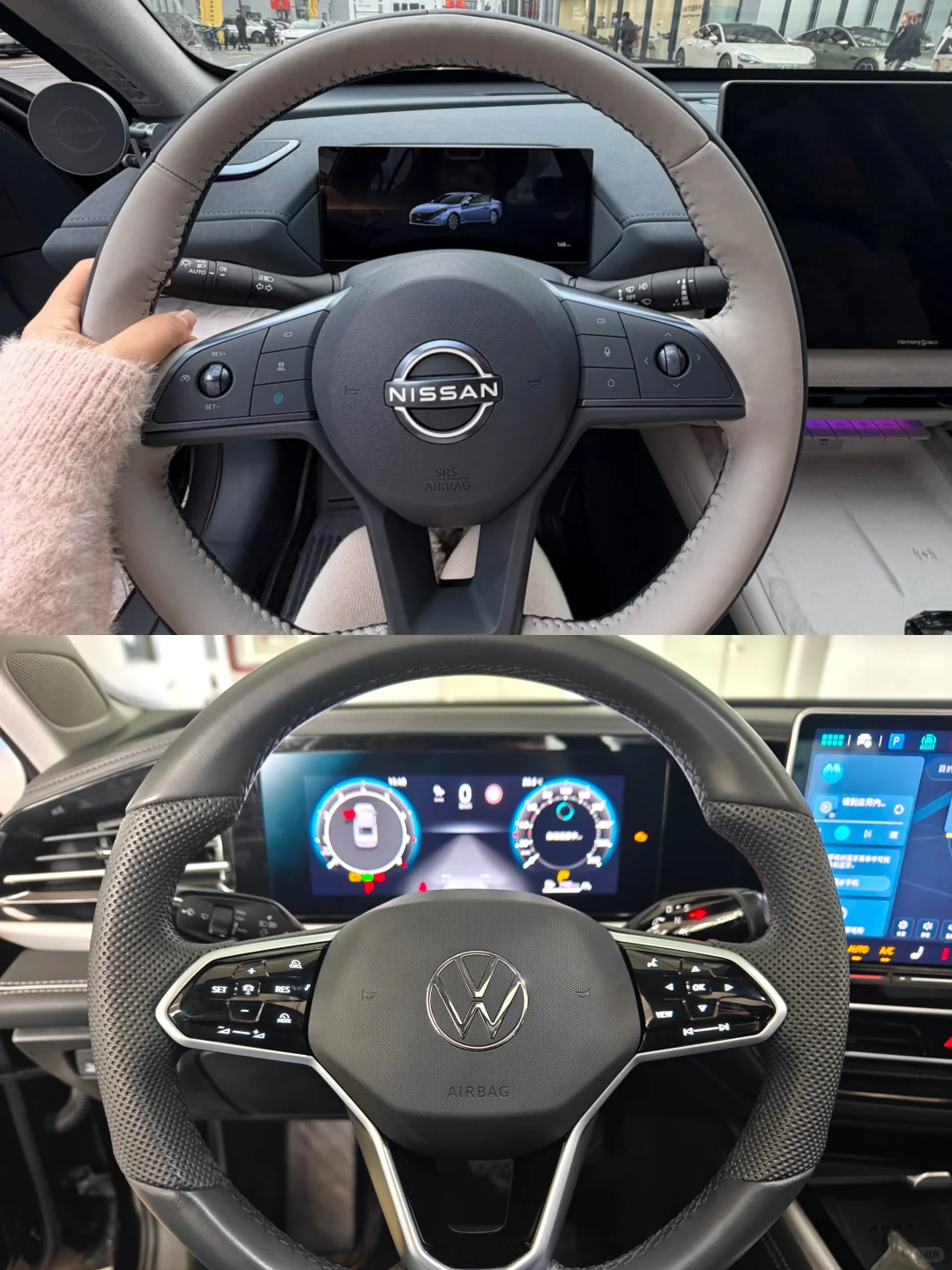 看完天籁鸿蒙座舱和帕萨特，我裂开了！